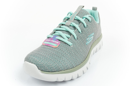 Pantofi sport de damă Skechers Graceful Twisted Fortune [12614/GYMN], gri.