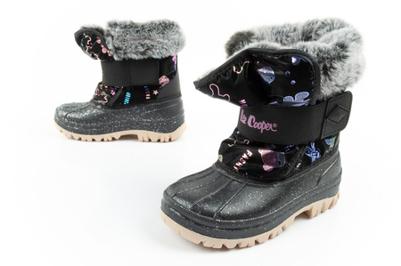 Ghete de zăpadă Lee Cooper de iarnă pentru fete, negre