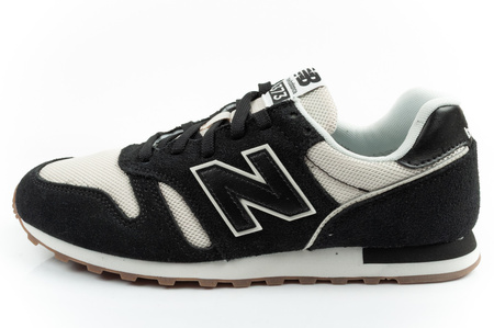 Pantofi sport New Balance 373 pentru bărbați, piele neagră la modă