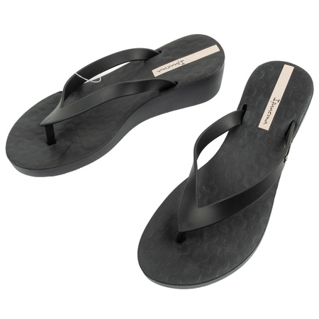 Sandale de damă Ipanema Selfie Fem, confortabile, negre, cu platformă, la modă