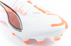 Ghete de fotbal Puma Ultra 5 Match FG/AG, Teren Ferm, Alb/Portocaliu