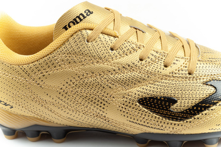 Ghete de fotbal sport Joma Evolution JR 2617 pentru gazon artificial și auriu Orlik