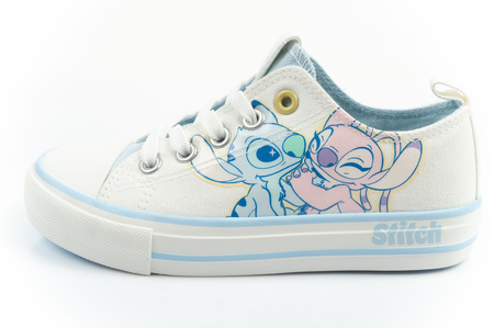 Pantofi sport pentru copii Leomil: Teniși Stitch, confortabili, ușori, albi
