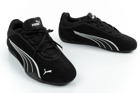 Pantofi sport pentru femei Puma Catch Soleil SD, piele naturală neagră, la modă