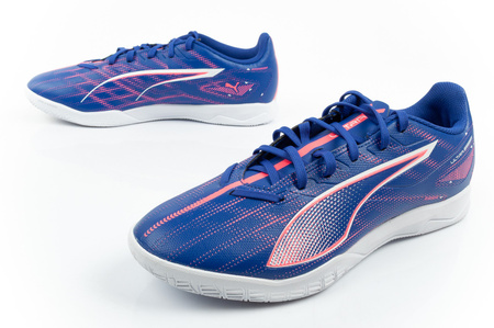 Ghete de fotbal de sală pentru bărbați Puma Ultra 5 Play IT, violet, bleumarin
