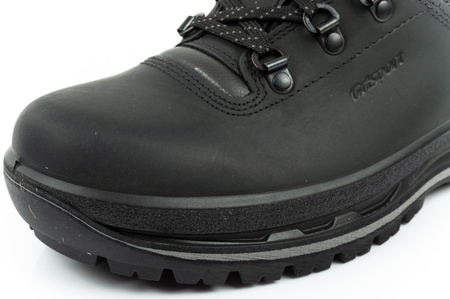 Pantofi de trekking din piele Grisport Nero Dakar SPO-TEX pentru bărbați, negri