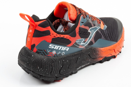 Pantofi de alergare trail pentru bărbați Joma Sima, cu amortizare, negru/portocaliu