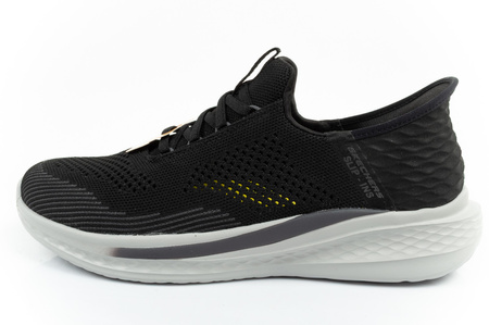 Teniși Slip-On Skechers Slade pentru bărbați, negri, SLIP-INS [210810/BLK].