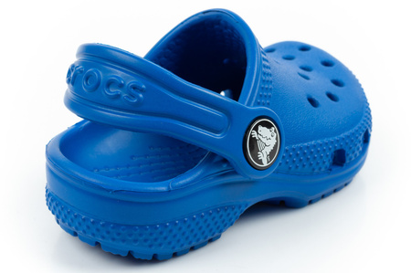 Sandalele Crocs Clog t Blue pentru copii sunt confortabile și ușoare.
