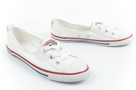 Pantofi sport Converse Chuck Taylor All Star Ballet Lace pentru femei, albi