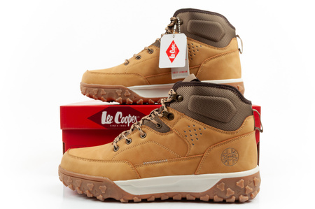 Ghete de drumeție de iarnă Lee Cooper pentru bărbați, izolate, până la gleznă, caramel