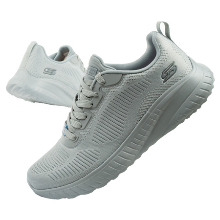 Teniși Skechers Bobs Squad Chaos pentru femei, ușori, gri la modă