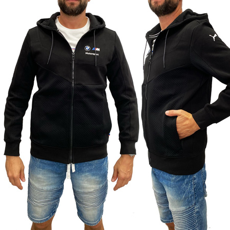 Hanorac sport pentru bărbați Puma BMW MMS [535864 01], negru.