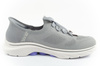 Pantofi sport de damă Skechers Go Walk 7-Via [125213/GYLV] SLIP-INS, gri.