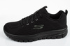 Pantofi sport Skechers Get Connected [12615/BBK], negri.