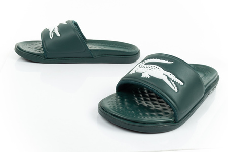 Șlapi Lacoste Croco Dualiste [202D2] verzi.