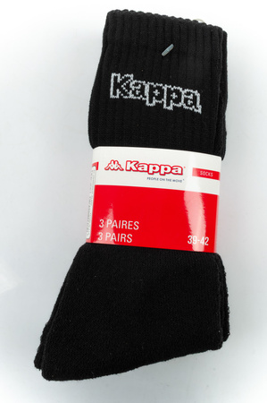 Kappa șosete lungi negre [34113IW 901] 3PAK