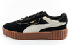 Teniși de damă Puma Carina 3.0, piele, negru, la modă