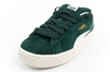 Pantofi sport Puma Suede XL Hairy din piele, verde la modă [397241 02]