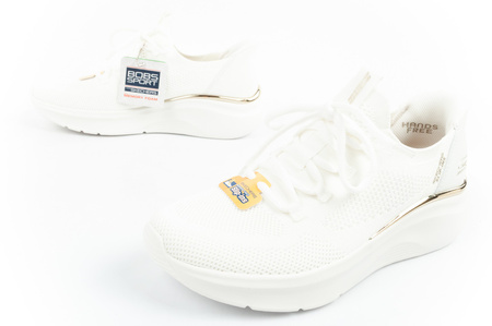 Pantofi sport Skechers Bobs B Love-True Delight pentru femei, model SLIP-INS [117617/WHT]