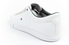 Pantofi sport Tommy Hilfiger Essential pentru bărbați, adidași confortabili din piele, albi