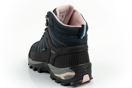 Pantofi trekking CMP Rigiel impermeabili până la gleznă pentru femei, bleumarin
