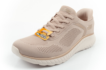 Teniși Skechers Bobs Squad Chaos SLIP-INS pentru femei, bej