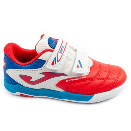 Pantofi sport pentru copii Joma Cancha JR 2606, pantofi de fotbal de sală cu velcro