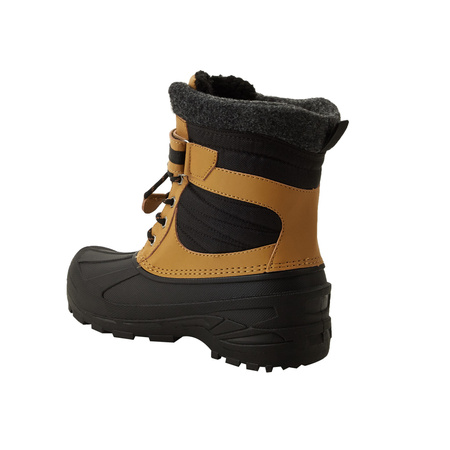 Ghete de zăpadă de iarnă pentru copii Lee Cooper, maro, izolate, cu velcro