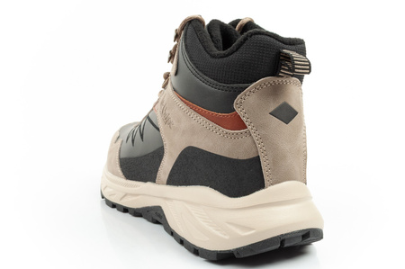 Pantofi de drumeție de iarnă Lee Cooper pentru bărbați cu baretă izolată la gleznă, bej, negru