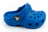 Sandalele Crocs Clog t Blue pentru copii sunt confortabile și ușoare.