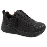 Teniși negri Skechers Uno Lite pentru copii