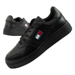 Teniși Tommy Hilfiger TJM Retro pentru bărbați, negri la modă