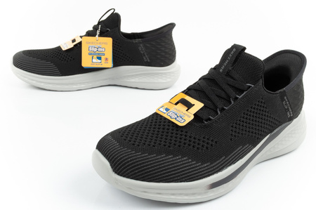 Teniși Slip-On Skechers Slade pentru bărbați, negri, SLIP-INS [210810/BLK].