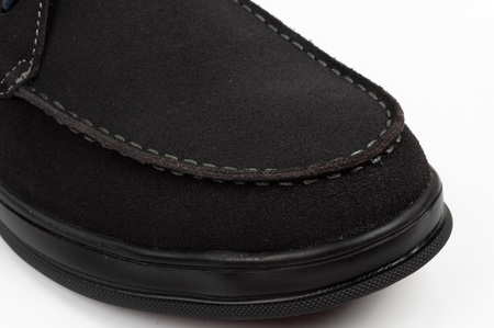 Ghete elegante Lee Cooper pentru bărbați, din piele, cu fermoar, bleumarin