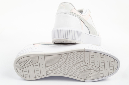 Teniși sport Puma Carina Mia din piele pentru femei, culoare albă