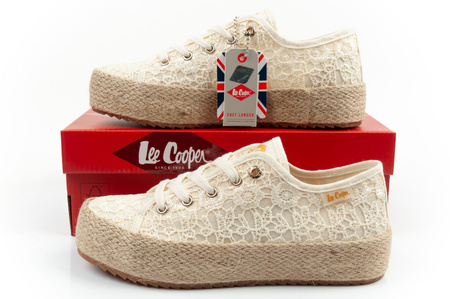 Teniși cu platformă Lee Cooper pentru femei, bej
