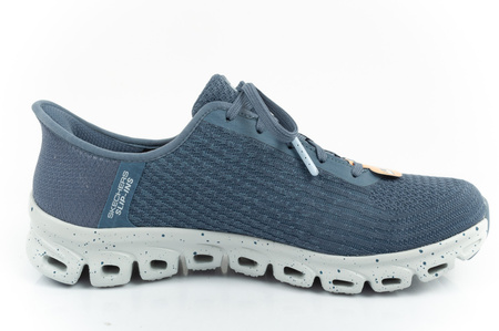 Pantofi sport impermeabili pentru femei Skechers Glide-Step [104571/SLT] Slip-in, albastru.