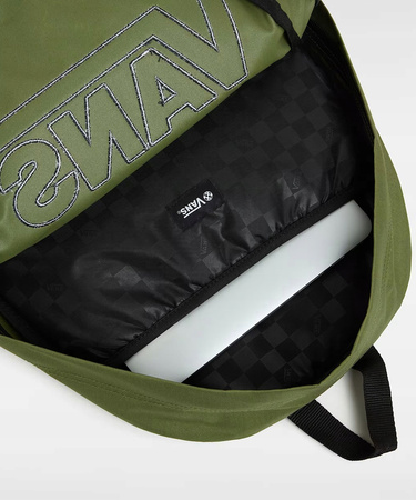 Rucsac de școală Vans Old Skool Drop, Verde Sportiv, Stil Clasic Urban, 22L