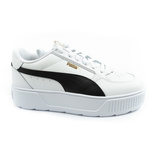 Pantofi sport Puma pentru femei Karmen Rebelle cu platformă, piele albă, la modă