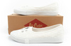 Lee Cooper Schuhe Sneaker Ballerina weiß bestickt Slip-on bequem