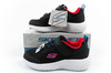 Pantofi sport Skechers Bounder pentru copii cu velcro, ușori, la modă, negri