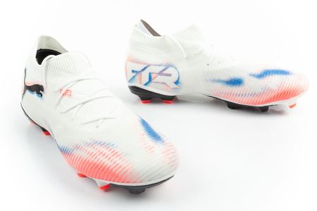 Ghete de fotbal Puma Future 8 Match FG/AG, teren solid, alb