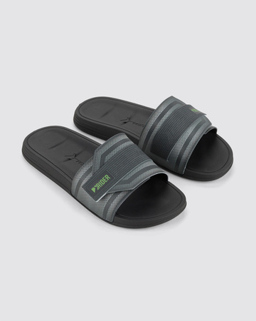 Șlapi sport pentru bărbați Rider Walk, gri, confortabili, cu velcro [12394 BB536]
