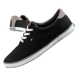 Pantofi sport Tommy Hilfiger pentru bărbați, model modern, confortabil, negru [FM56820915]