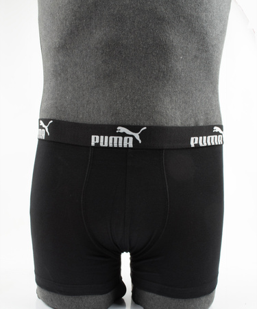 Boxeri Puma pentru bărbați, pachet de 9 bucăți, negri, gri, kaki, bumbac confortabil