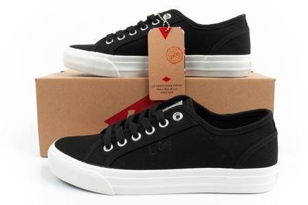 Pantofi sport Lee Cooper pentru femei, model tenis, negri, ușori și confortabili [LCW-25-02-3337L]