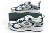 Pantofi sport New Balance 408 pentru bărbați, la modă, confortabili, albi, argintii