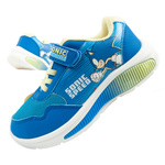 Pantofi sport pentru copii Leomil Sonic, cu velcro luminos și LED albastru [SC000679]
