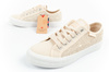 Pantofi sport pentru femei Lee Cooper, cu dantelă strălucitoare, bej [LCW-25-31-3420L]